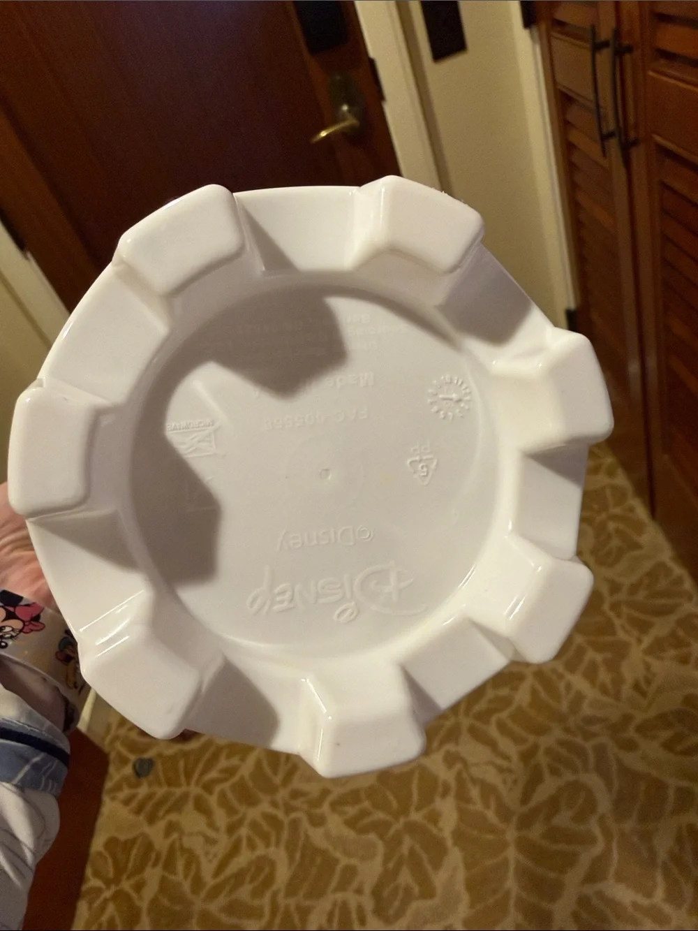 Disney Aulani Exclusive Purple and White Stitch Tropical Popcorn Bucket